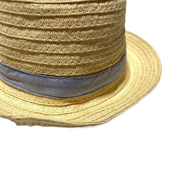 GYMBOREE Chambray Straw Fedora - Picture 2 of 4